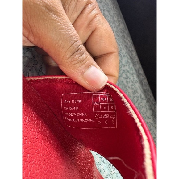 Red True Religion Men's Buddha Logo Slide Sandals size 9 - Picture 5 of 7